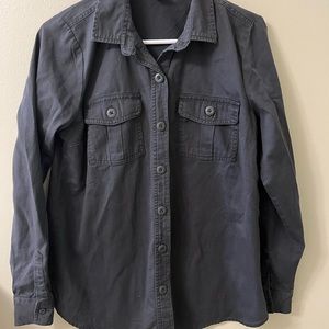 Gray Shirt Jacket (shacket)